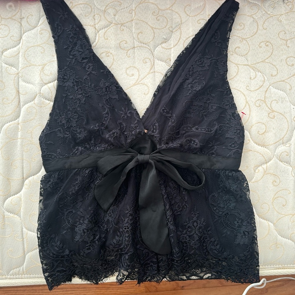 Free people black blouse